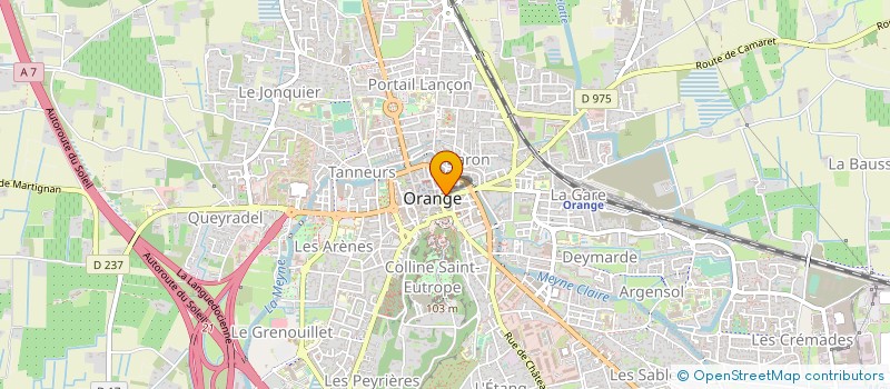 localisation de l'entreprise ELODIE  ORANGE