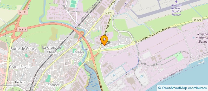 localisation de l'entreprise ELODIE  MONTOIR-DE-BRETAGNE