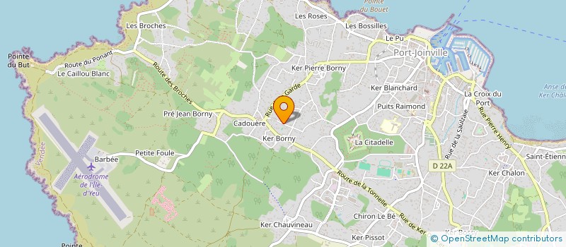 localisation de l'entreprise ELODIE CHAUVITEAU à L'ILE-D'YEU