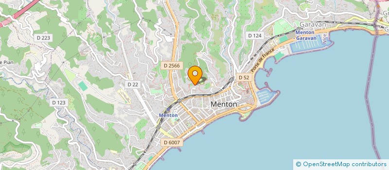 localisation de l'entreprise ELODIE DESIGN  MENTON