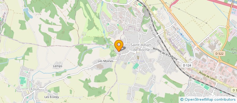 localisation de l'entreprise ELODIE ET DAMIEN VALAIRE INVEST à SAINT-ALBAN-DE-ROCHE