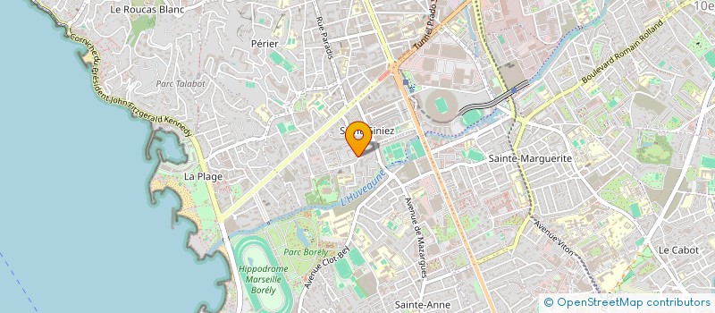 localisation de l'entreprise ELODIE FLORENTI - CHOISIR DE REUSSIR  MARSEILLE