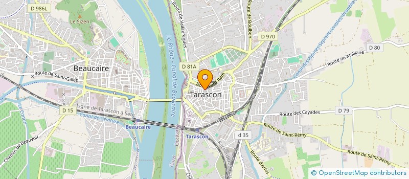 localisation de l'entreprise ELODIE GAME  TARASCON