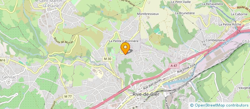 localisation de l'entreprise ELODIE LONGCHAMP COURTIER  RIVE-DE-GIER