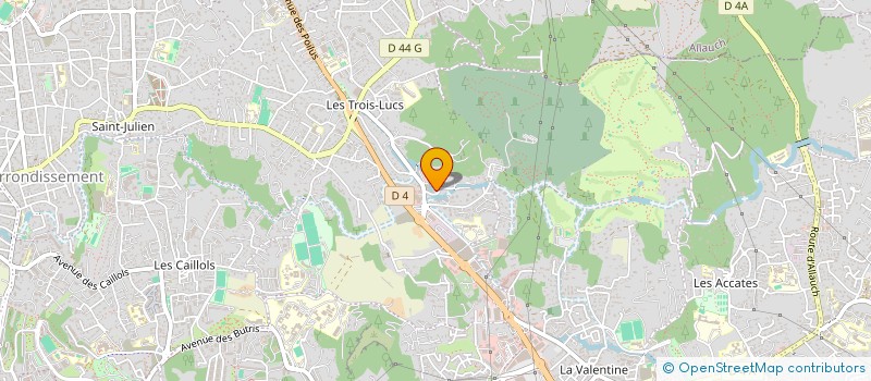 localisation de l'entreprise ELODIE MALTESE - EXPERT-COMPTABLE  MARSEILLE