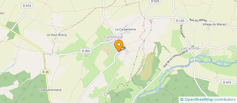 localisation de l'entreprise ELODIE PAYSAGES  CANTELOUP