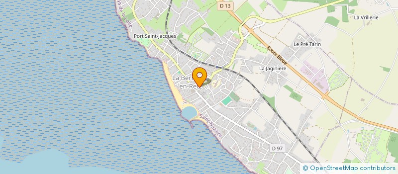 localisation de l'entreprise ELODIE'S FLOWER  LA BERNERIE-EN-RETZ