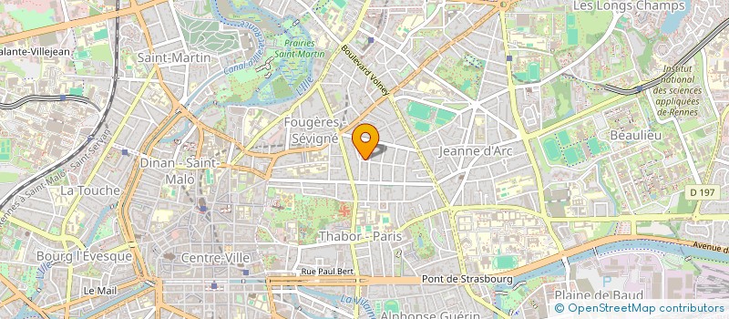 localisation de l'entreprise ELODIE SERRE  RENNES