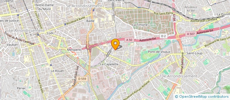 localisation de l'entreprise ELODIE TOUNNAIRE HYPNOSE à MARSEILLE