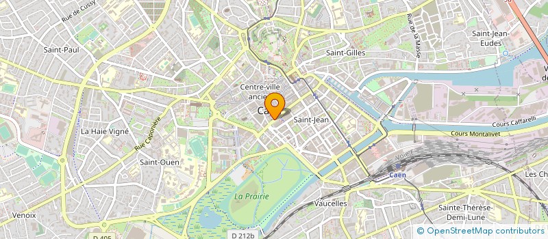 localisation de l'entreprise ELODIVINE à CAEN