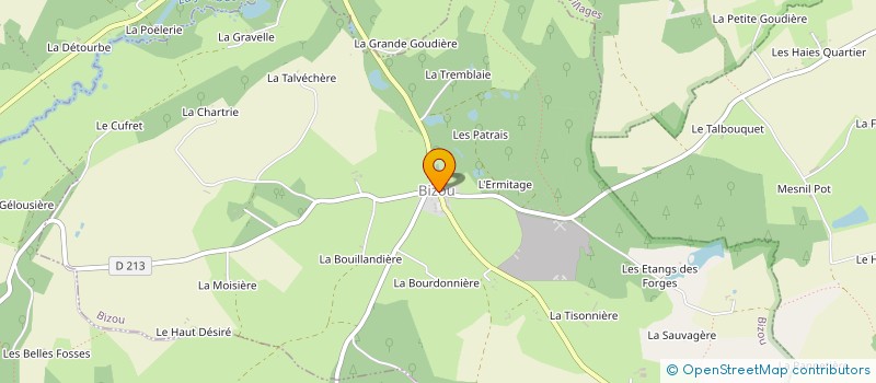 localisation de l'entreprise ELODOAN à BIZOU