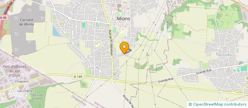 localisation de l'entreprise ELODOLY  MIONS