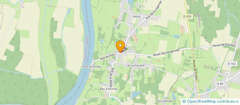 localisation de l'entreprise ELODREY à ORMES