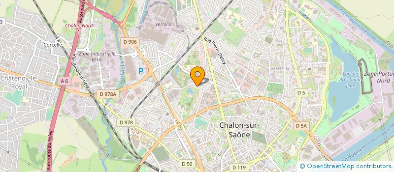 localisation de l'entreprise ELOE à CHALON-SUR-SAONE