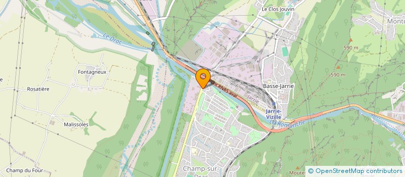 localisation de l'entreprise ELOELLE  CHAMP-SUR-DRAC