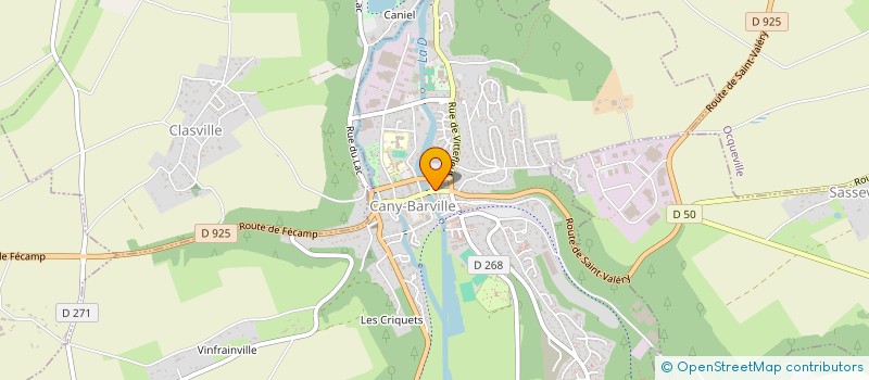 localisation de l'entreprise ELOFLOR  CANY-BARVILLE