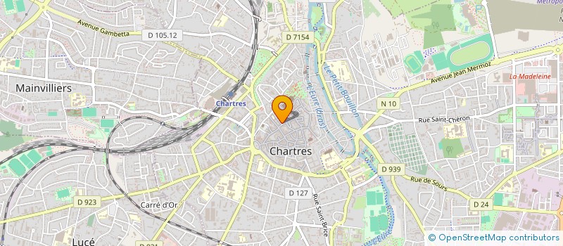localisation de l'entreprise ELOFORM à CHARTRES