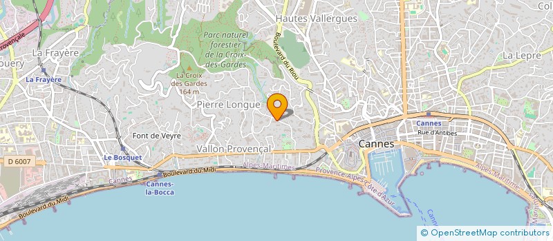 localisation de l'entreprise ELOGE à CANNES