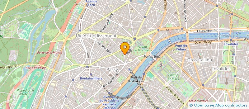 localisation de l'entreprise ELOGE  PARIS