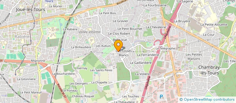 localisation de l'entreprise ELOGE  CHAMBRAY-LES-TOURS