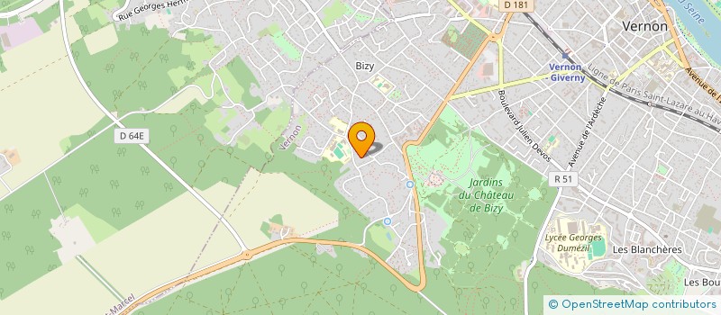 localisation de l'entreprise ELOGO  VERNON