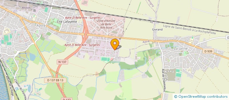 localisation de l'entreprise ELOGUI  AYTRE