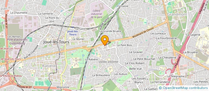 localisation de l'entreprise ELOHIM ENTREPRISE  JOUE-LES-TOURS