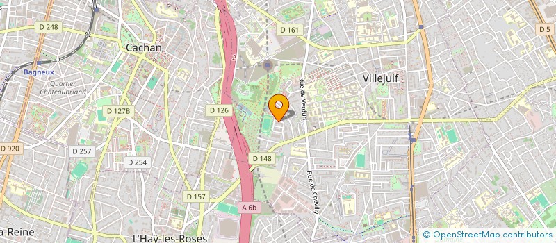 localisation de l'entreprise ELOHIM-HELP à VILLEJUIF