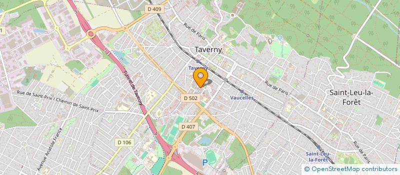 localisation de l'entreprise ELOHIM TRANSPORT  TAVERNY