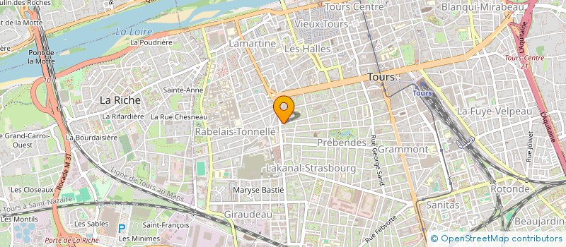 localisation de l'entreprise ELOI 58  TOURS