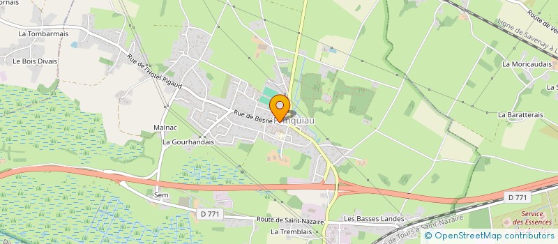 localisation de l'entreprise ELOI DECO PEINTURE  PRINQUIAU