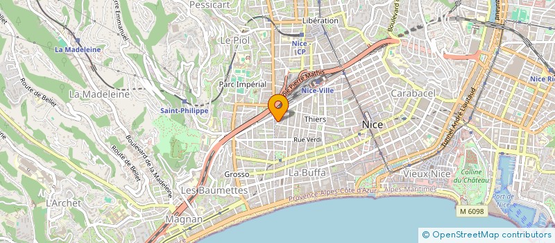 localisation de l'entreprise ELOIMS à NICE
