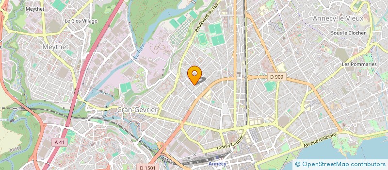 localisation de l'entreprise ELOISA à ANNECY