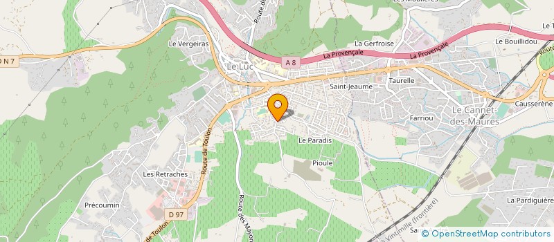 localisation de l'entreprise ELOISE  LE LUC