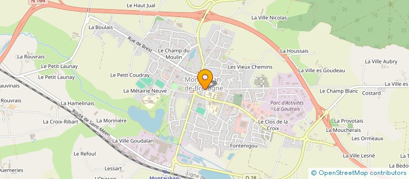 localisation de l'entreprise ELOISE  MONTAUBAN-DE-BRETAGNE