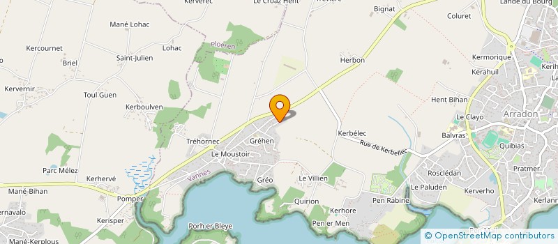 localisation de l'entreprise ELOISE  ARRADON