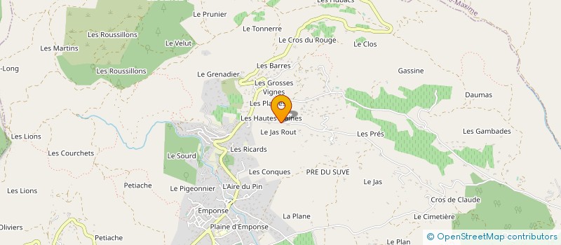 localisation de l'entreprise ELOISE  LE PLAN-DE-LA-TOUR