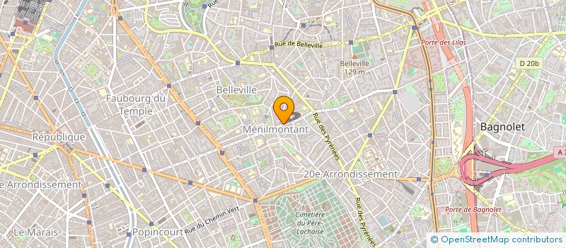 localisation de l'entreprise ELOISE PRODUCTION  PARIS