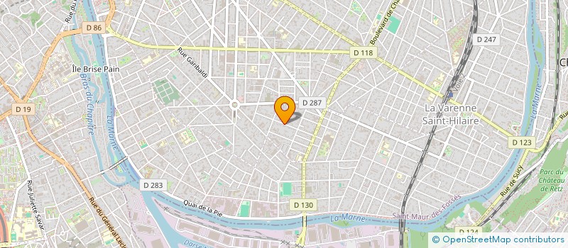 localisation de l'entreprise ELOISIA à SAINT-MAUR-DES-FOSSES