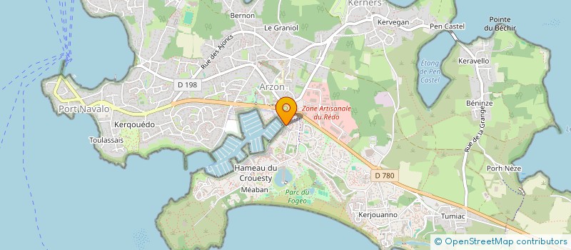 localisation de l'entreprise ELOIT FINANCES  ARZON