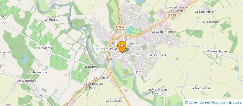 localisation de l'entreprise ELOJ à ROCHESERVIERE