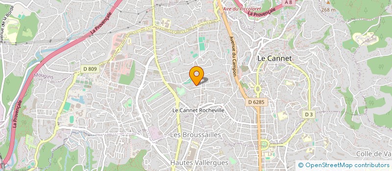 localisation de l'entreprise ELOJO à LE CANNET