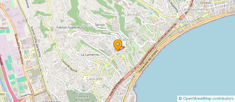 localisation de l'entreprise ELOJU à NICE
