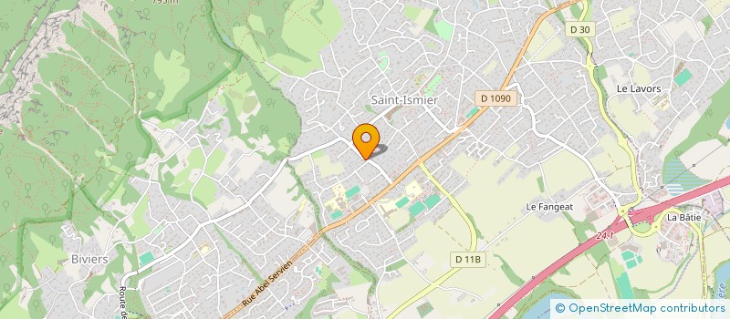 localisation de l'entreprise ELOJU  SAINT-ISMIER