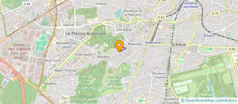 localisation de l'entreprise ELOKA  LE PLESSIS-ROBINSON