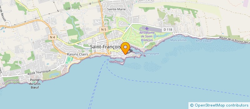 localisation de l'entreprise ELOKITY KOM  SAINT-FRANCOIS