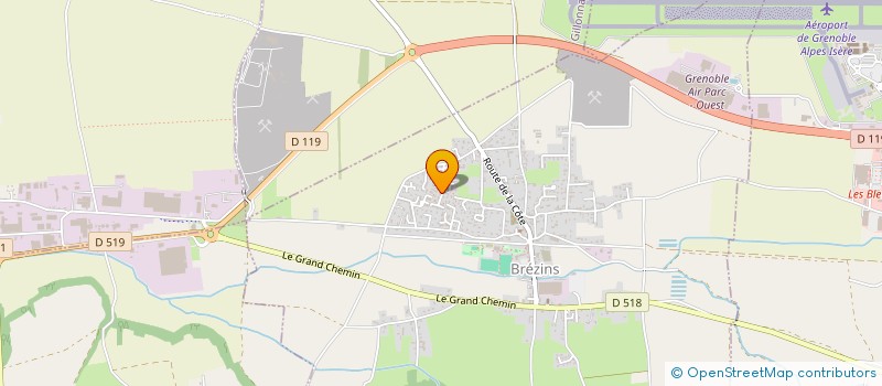 localisation de l'entreprise ELOLEA  BREZINS