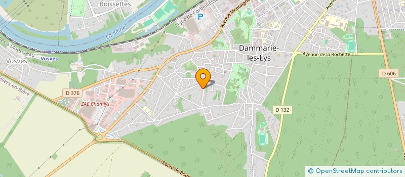 localisation de l'entreprise ELOLIA à DAMMARIE-LES-LYS