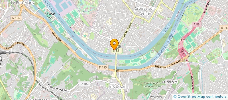 localisation de l'entreprise ELOLION  CROISSY-SUR-SEINE