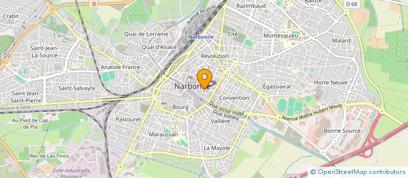 localisation de l'entreprise ELOLOLO  NARBONNE